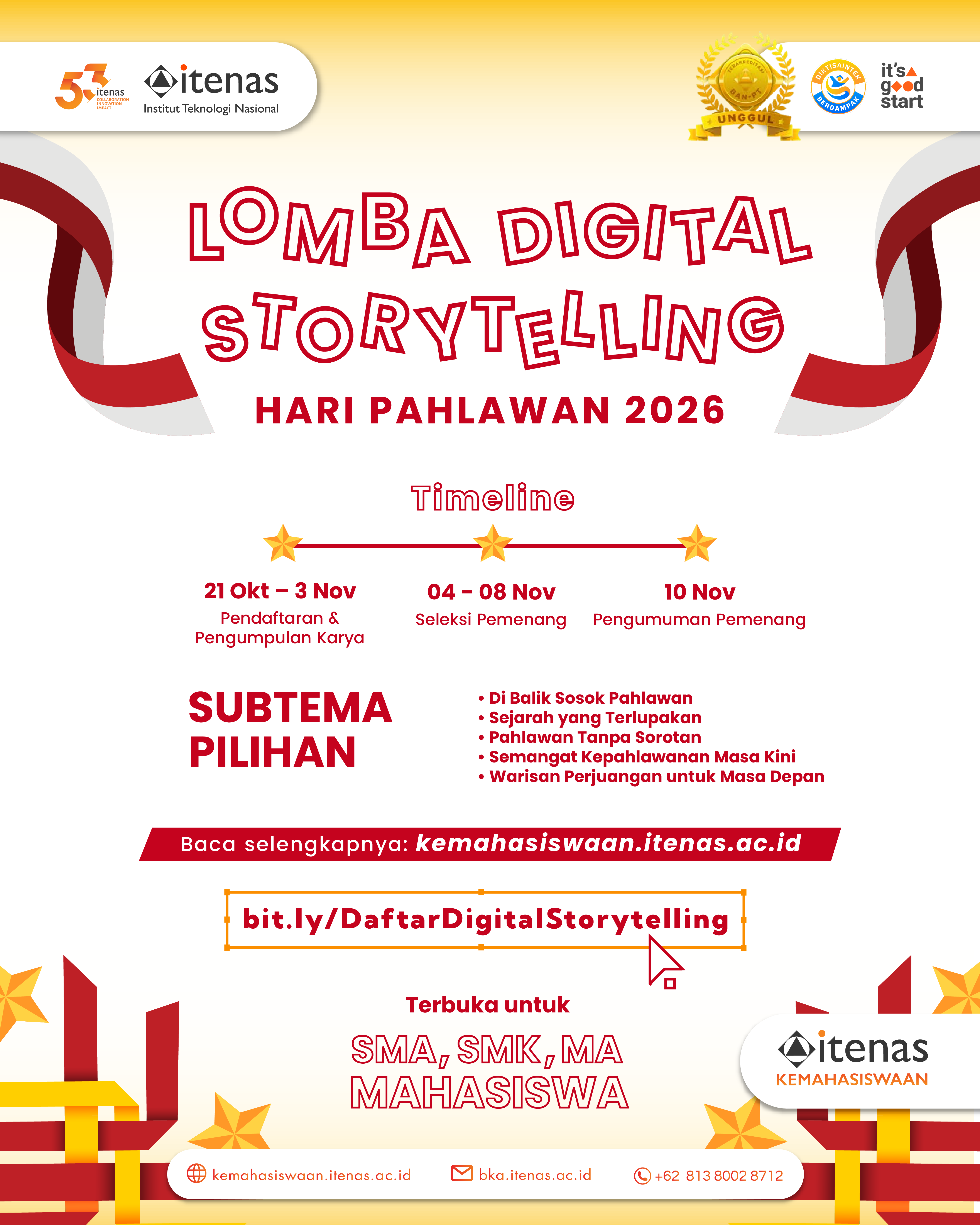LOMBA DIGITAL STORYTELLING HARI PAHLAWAN 2026